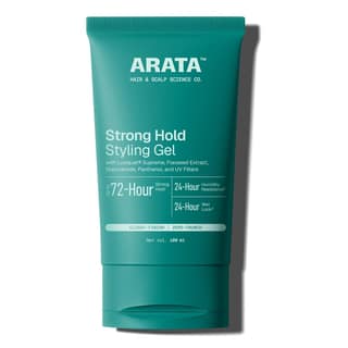Arata Strong Hold Styling Hair Gel |With Flax Seed Extract | Sleek, Slicked Back Styles | Controls Frizzy Hair and Flyaways | SLS, Paraben & Drying Alcohol-Free 100 ml Arata Strong Hold Styling Hair Gel |With Flax Seed Extract | Sleek, Slicked Back Style