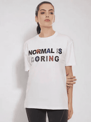 Almighty Women's White Oversized T-shirt