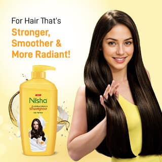 Nisha Egg Protein Shampoo For Strong Smooth Hair, 650 ML Pack Of 1 view 2