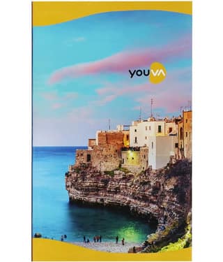 Navneet Youva Soft Bound Long Book 19x31 cm Single Line 180 Pages - Pack of 6