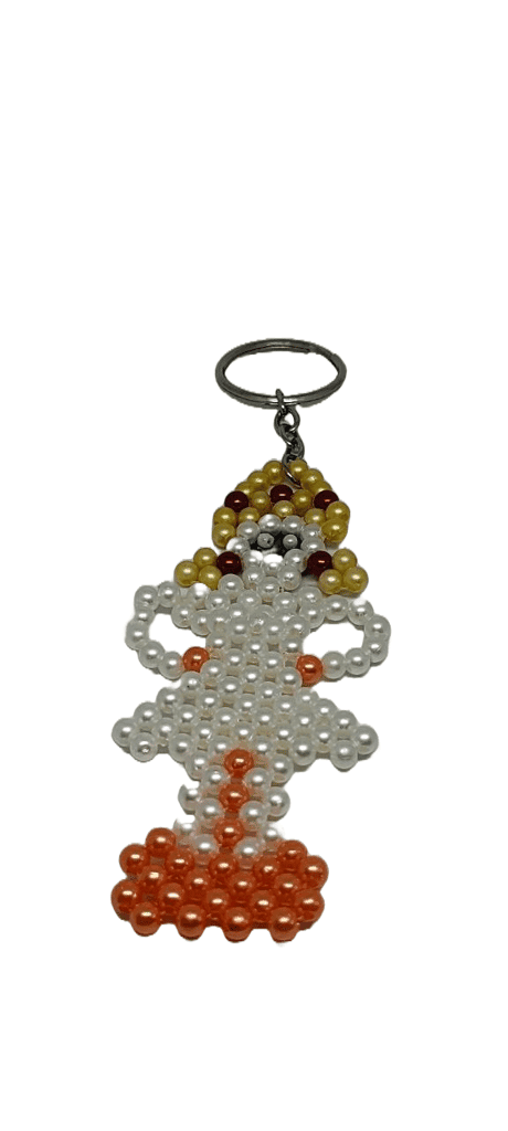 Dance girl keychain001 view 3