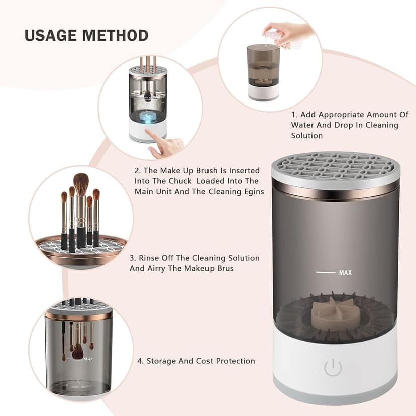 Electric Makeup Brush Cleaner Machine view 4