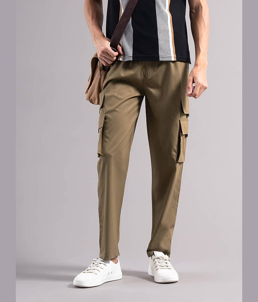 Paul Street Regular Men's Formal Trouser - Olive ( Pack of 1 )