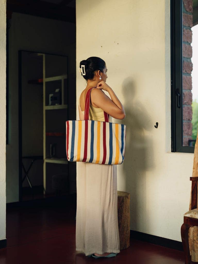 Strip Tote Bag view 2
