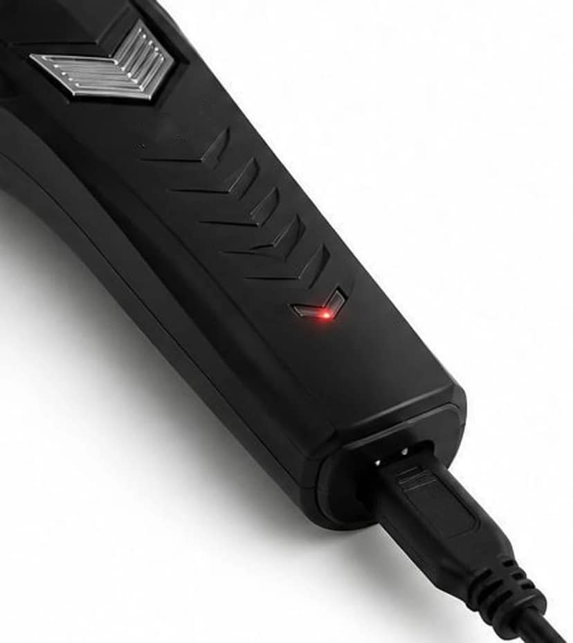 AT-527 Professional Corded/Cordless Electric Trimmer for Men & Women Trimmer 60 min Runtime 1 Length Settings (Black) view 3