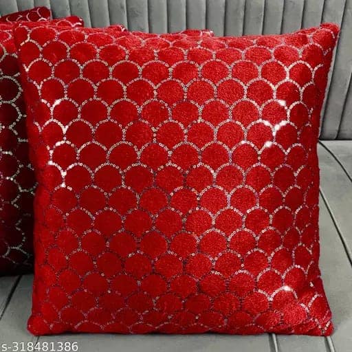 cushion cover marron pack of 5 (16X16 inches) view 2