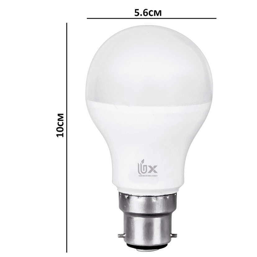 9W LED B22 Bulb Pack of 10 view 4