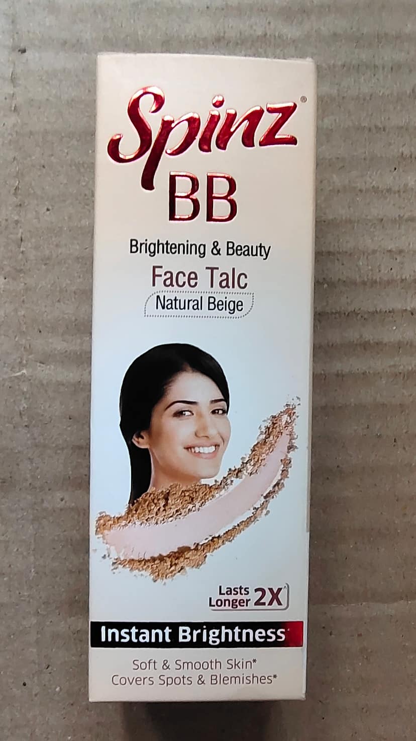 Spinz BB face talc natural beige
