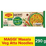 Maggi Nutri-Licious Masala Veg Atta Noodles - Herbs & Spice Blend, Iron & Fibre Rich, 290 G (Pack Of 4)