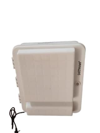 SH-POE-RAK67-WP Outdoor Junction Box, Wall Mount Distribution Box, 3-Socket, White