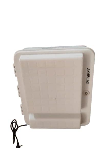 SH-POE-RAK67-WP Outdoor Junction Box, Wall Mount Distribution Box, 3-Socket, White