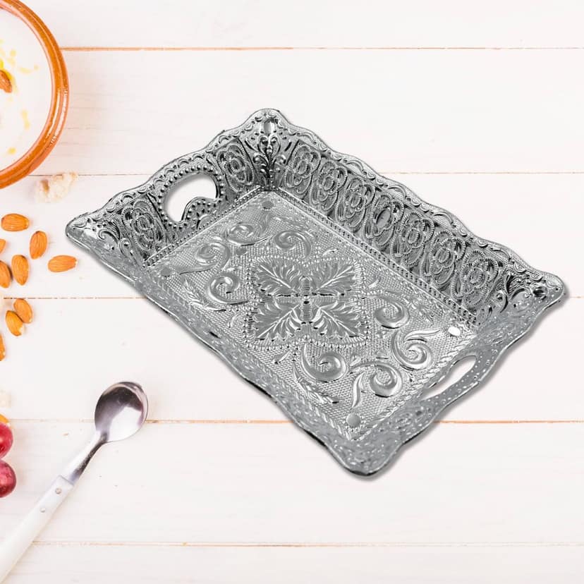 Mukhwas Serving Tray – Dry Fruit & Candy Plate view 3