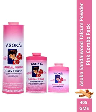 Asoka-c Talc 405 gm Pack of 3
