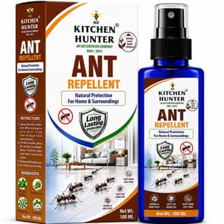 Kitchen Hunter Ant Repellent Spray 100ml for Home & Kitchen | Easy-to-Use Household Spray | Long-Lasting Ant Protection