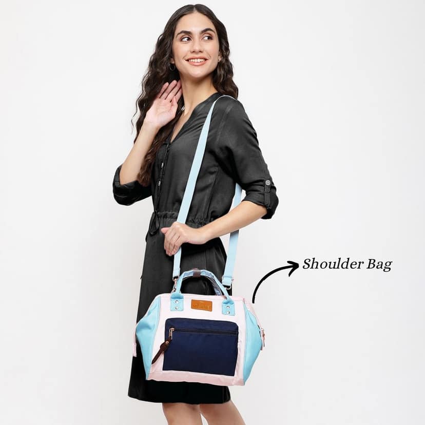 VISMIINTREND Diaper Bags for Mom | Travel Maternity Backpack Bags | Water Resistant | Premium Oxford Fabric | Gifts for Mom to Be | Baby Shower Gift view 4