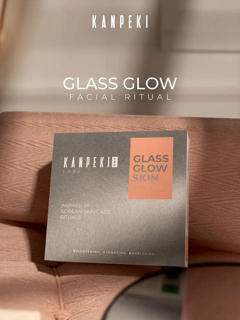 Kanpeki Glass Glow 11-Step Korean Skincare Facial Kit for Brightening & Hydrating Facial Treatment (312gm each) Pack of 2 view 4