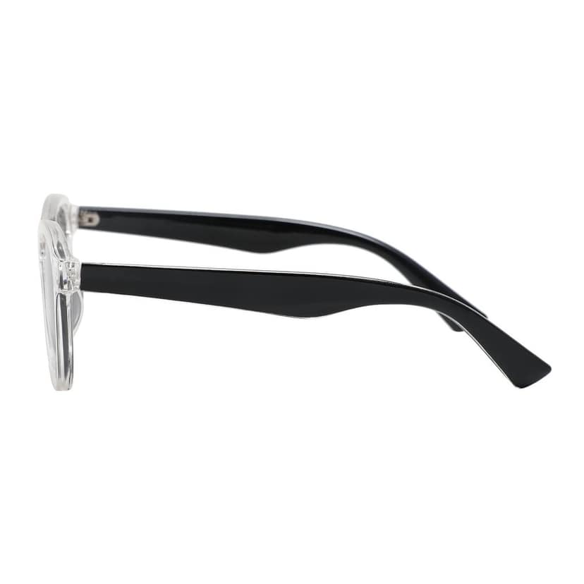 Eyenaks Stylish Wayfare Sunglasses for Men and Women | 100% UV Protection | Polycarbonate Lenses for Durability and Metal Hinges | Pack of 1 (Transparent) view 3