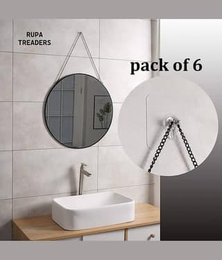 Set of 6 Self-Adhesive Screw Nails Wall Poster Non-Trace Stick Wall Hook