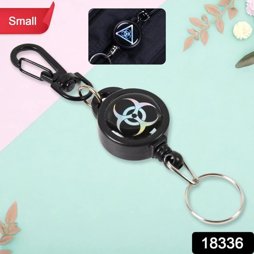 Safety Anti-Lost Retractable Key Chain (1 Pc / Small) view 2