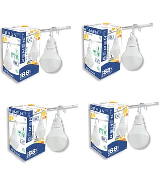Remen Led Lites - 7W Cool Day Light LED Bulb ( Pack of 4 )