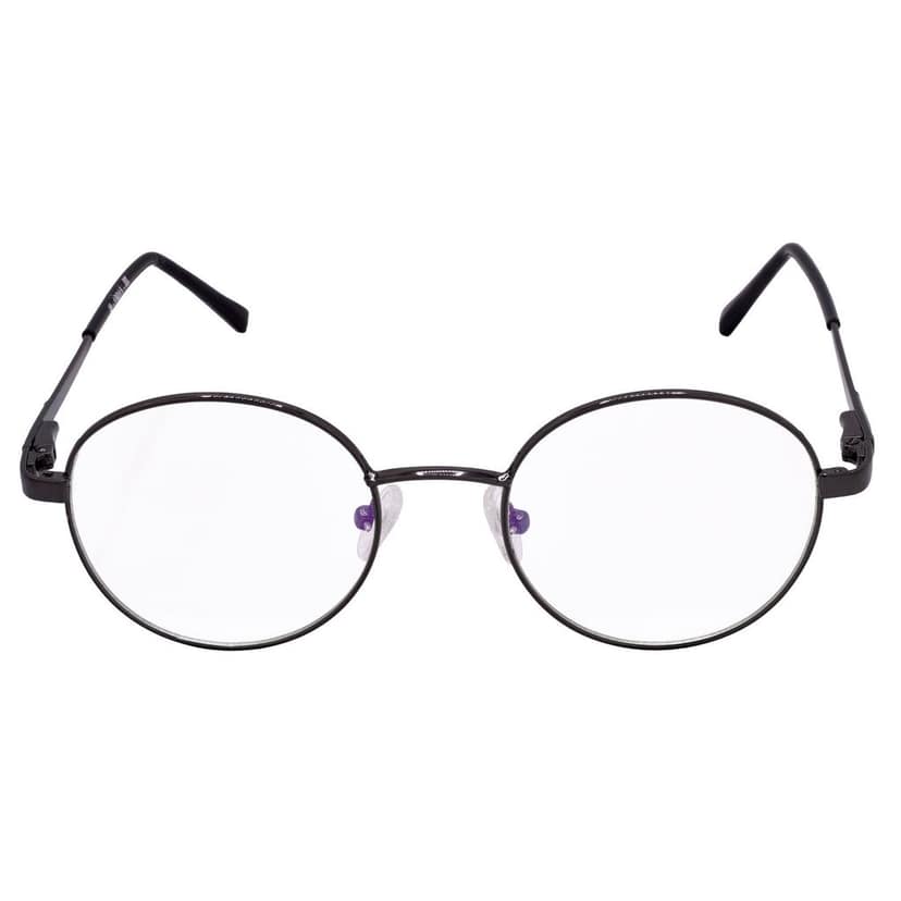 Hrinkar Trending Eyeglasses: Grey Oval Optical Spectacle Frame For Men & Women |HFRM-GRY-19011 view 2