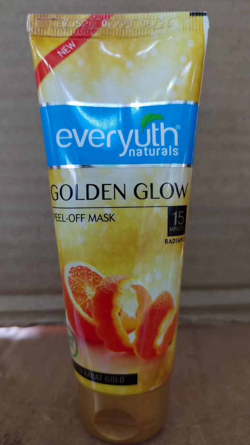 Everyuth naturals golden glow peel of mask