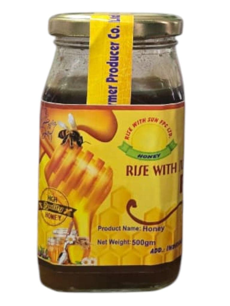 Nature's Raw Honey 500g view 3