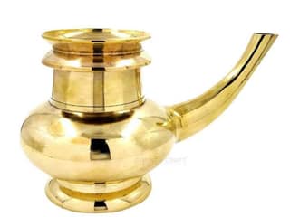 Brass Kindi Traditional Kerala Pooja Water Vessel - 2 x 5 Inch
