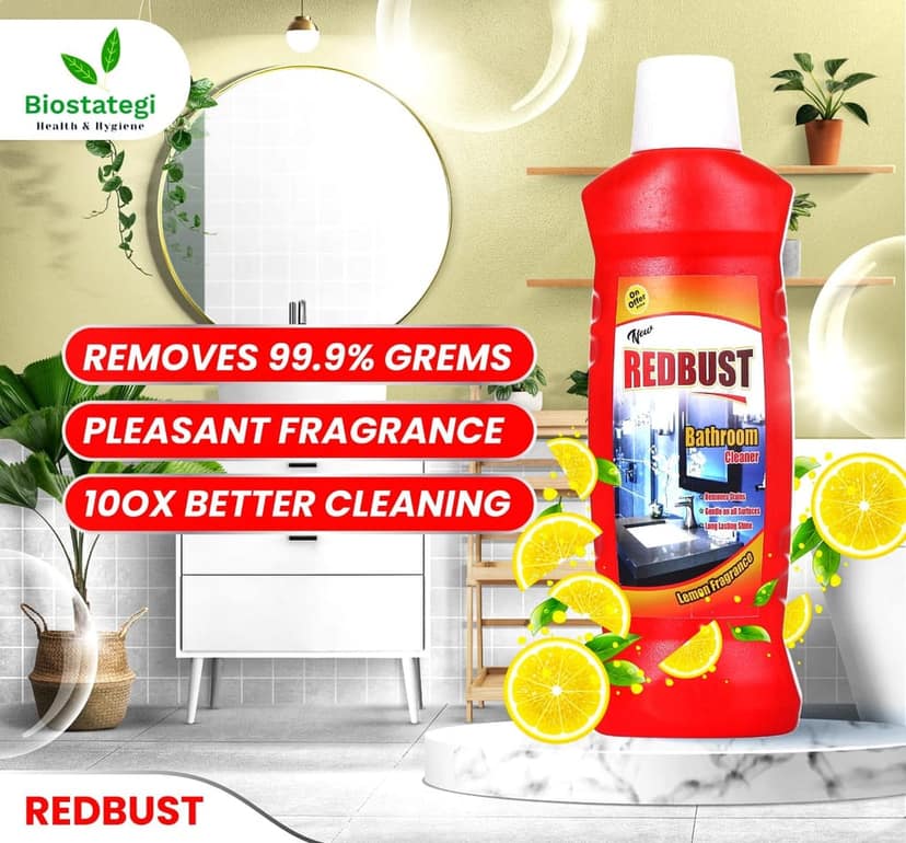 Redbust Bathroom cleaner 500ml Pack of 2 view 3