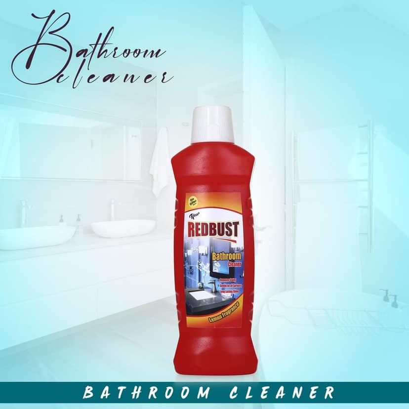 Redbust Bathroom cleaner 500ml Pack of 2 view 4