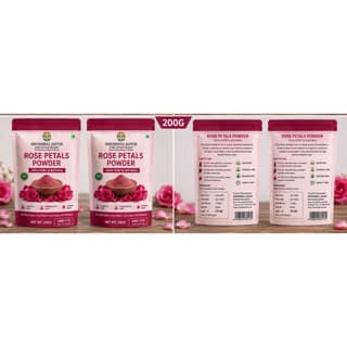 SHUSHRAJ JAIVIK Rose Petals Powder 100% Pure & Natural – Skin & Hair Care