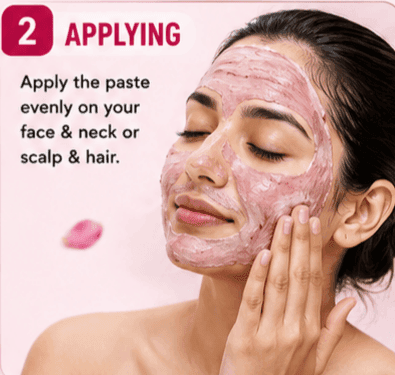 SHUSHRAJ JAIVIK Rose Petals Powder 100% Pure & Natural – Skin & Hair Care view 4