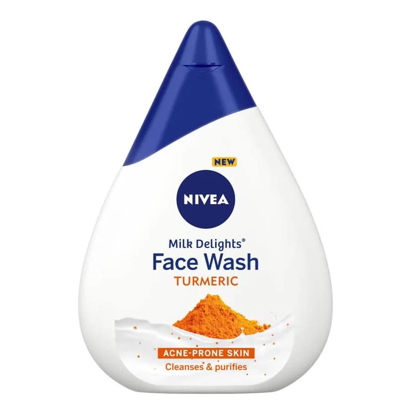 Nivea Milk Delights Face Wash Turmeric For Acne-prone Skin, 50 ml
