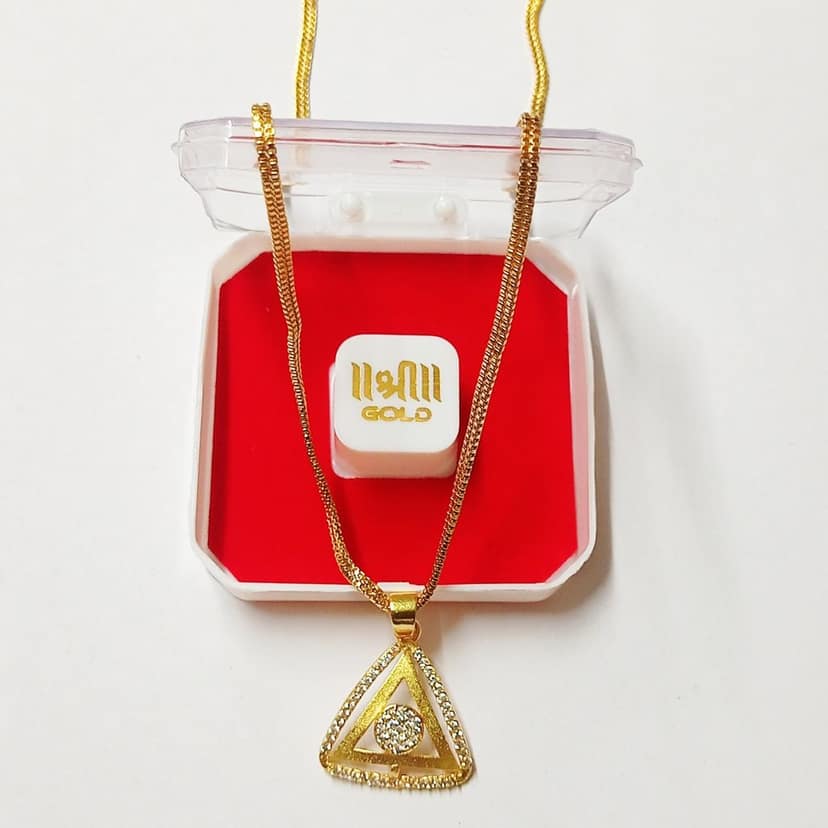 Women Gold Plated Pendant Necklace for Women, Girl, jewelry For Women, Girl view 2