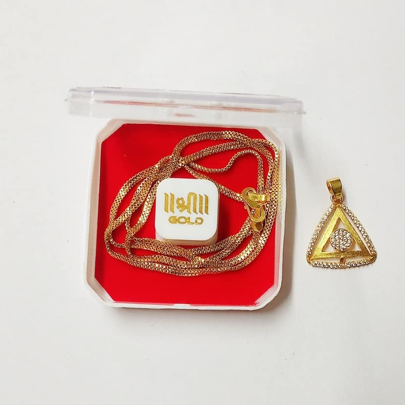 Women Gold Plated Pendant Necklace for Women, Girl, jewelry For Women, Girl view 4