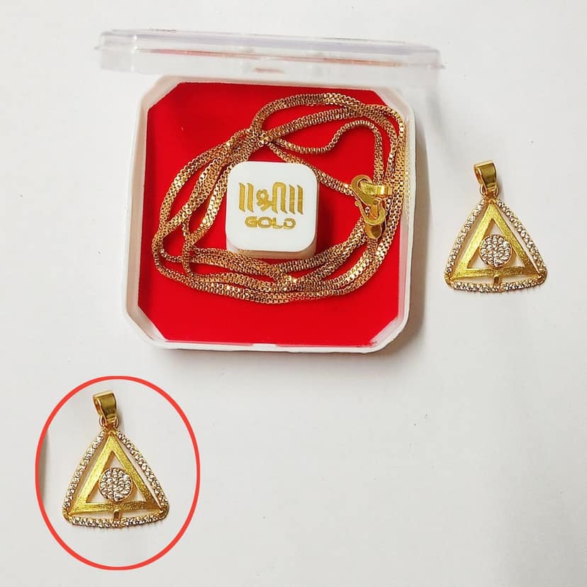 Women Gold Plated Pendant Necklace for Women, Girl, jewelry For Women, Girl view 5