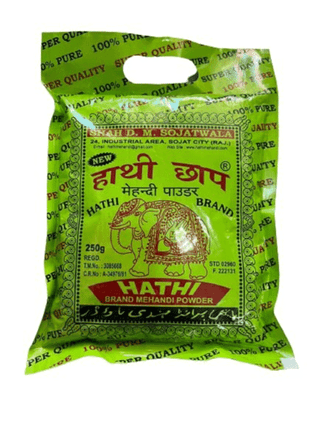 Hathi Brand Mehandi Powder, 250 gm