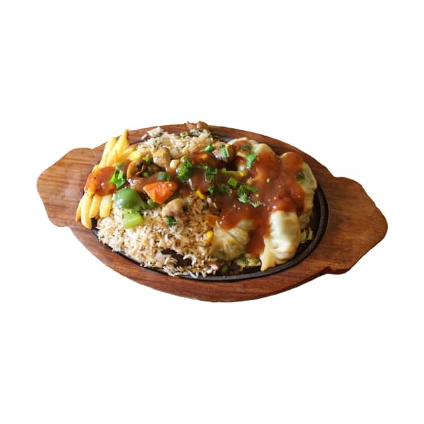 Veg Sizzler Momo
