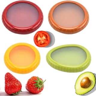 SILICONE FRUIT AND VEGETABLE STORAGE CONTAINERS SET(SET OF 4)