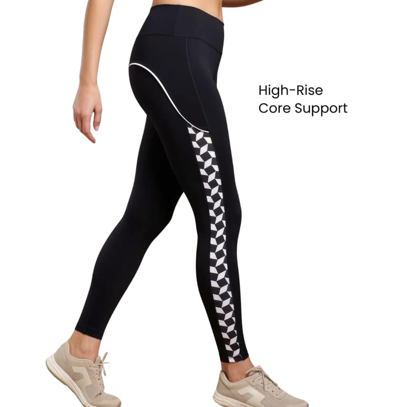 WOTM Power Curve Women’s Gym Pants | High Waist Workout Leggings | Yoga Pants | Colorado Fabric Sports Wear | Gym Outfit Tights for Women view 7