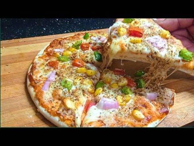 Corn Tomato Pizza
