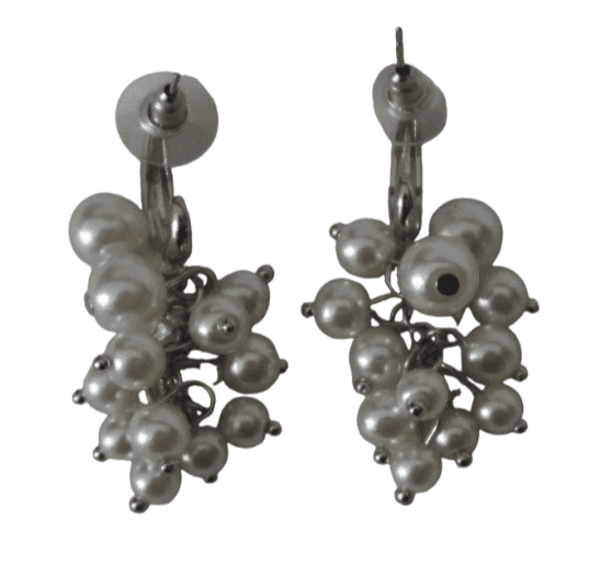 Pearl Cluster Earrings: Elegant & Timeless view 4