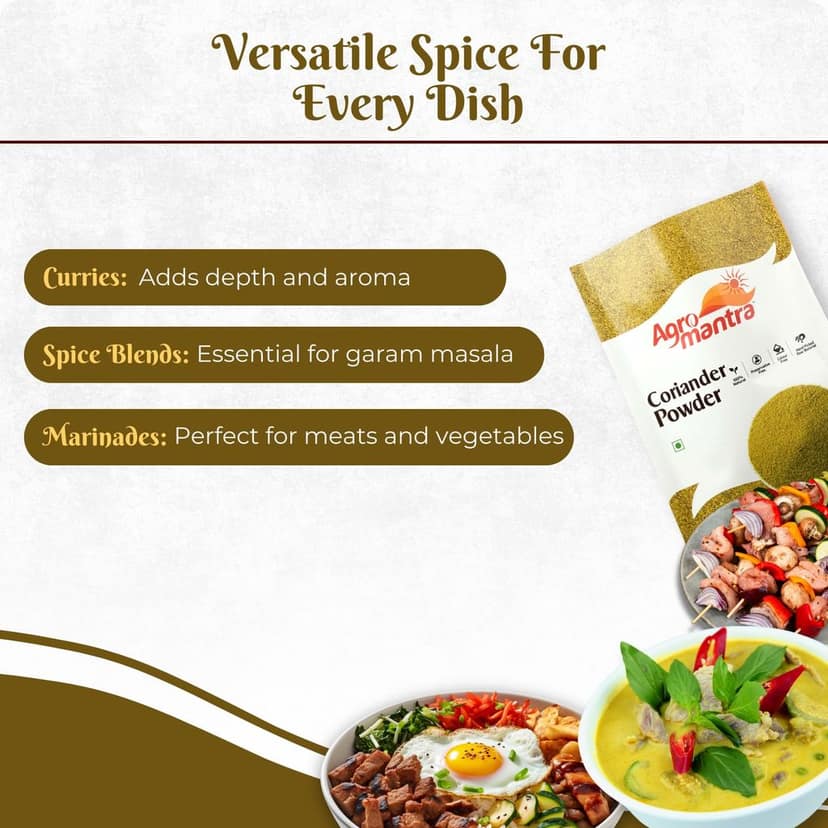 Agro Mantra Red Chilli And Coriander Powder 500gm Each (pack of 2) view 9