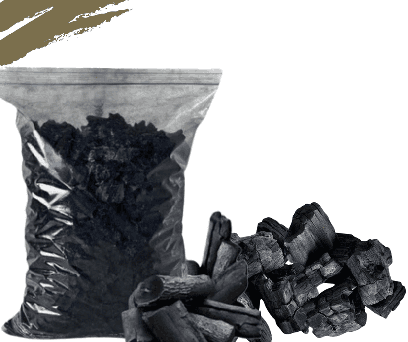 Premium Hardwood Charcoal - Perfect for Grilling 1KG