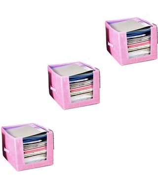 PrettyKrafts Set of 3 Others Pink Blanket Cover