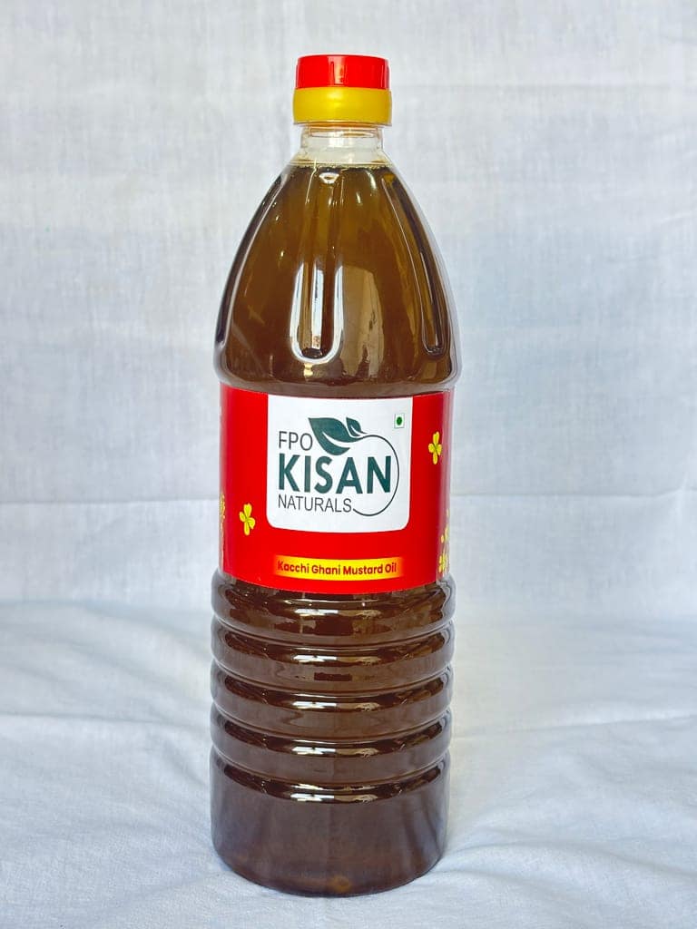 FPO Kisan Naturals Kacchi Ghani Mustard Oil
