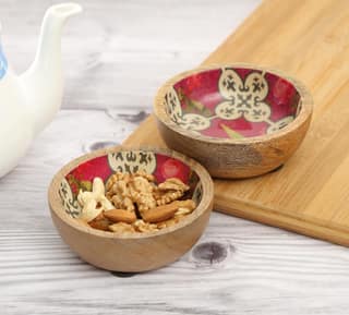 India Circus Clover'S Knotty Play Snack Bowl Set Of 2
