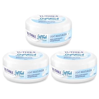 Yuthika SoftTouch Moisturizer for Face Body Hand, Dry Skin Moisturiser, Instant Hydration, Winter Cream 50ml Pack of 3