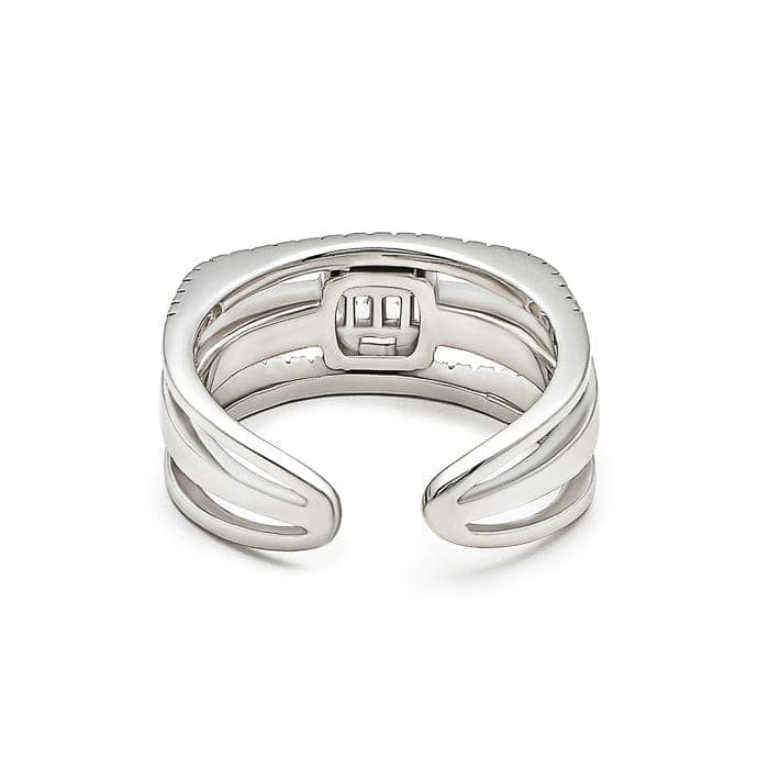 Silver Crystalline Ring view 7
