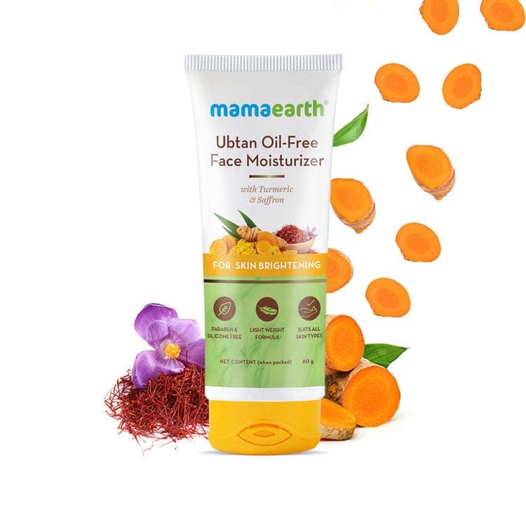Mamaearth ultralight sunscreen (80 gm) + Mamaearth ubtan Moisturizer (80 gm) + Mamaearth ubtan facewash (100 ml) Pack of 3 view 3